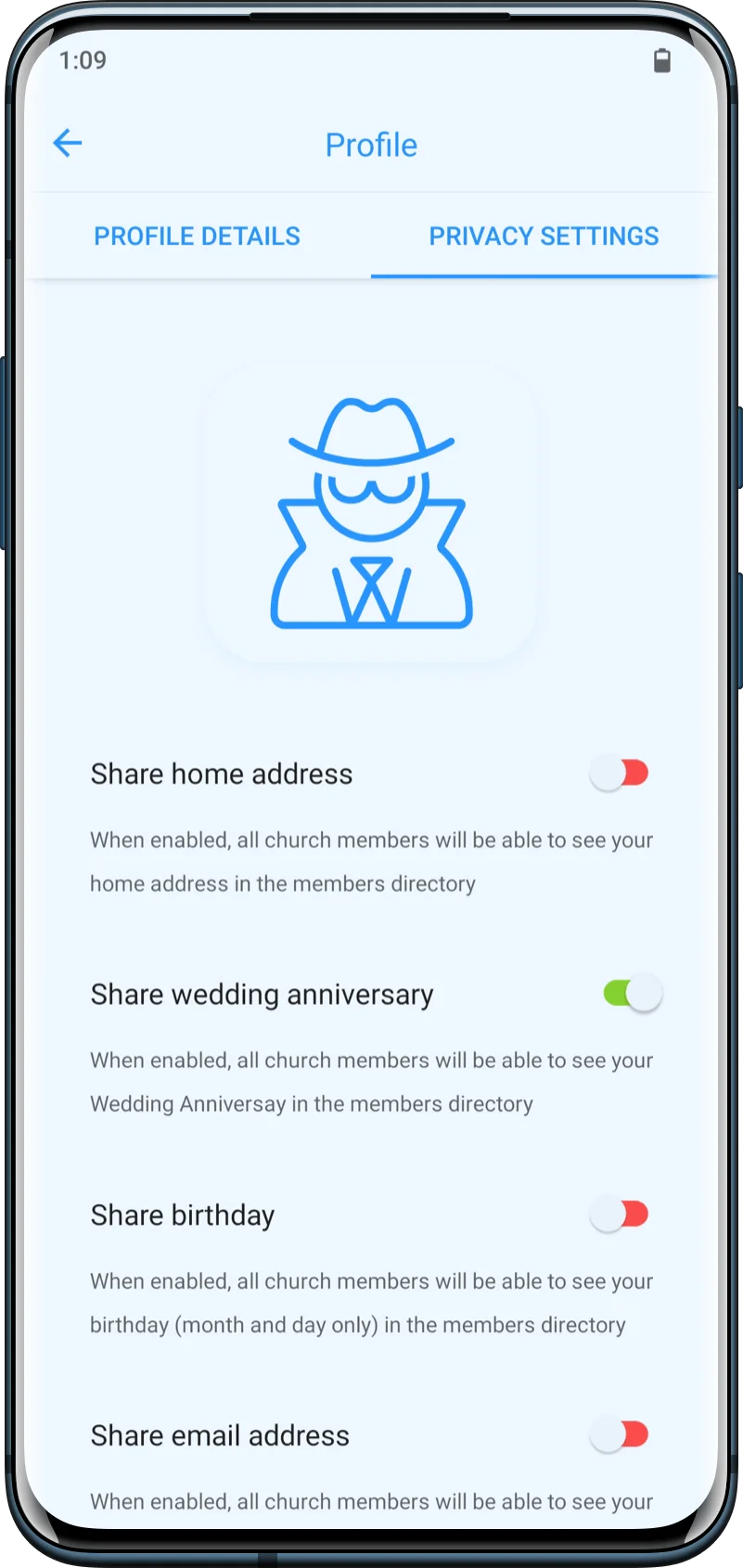 User Privacy Picture